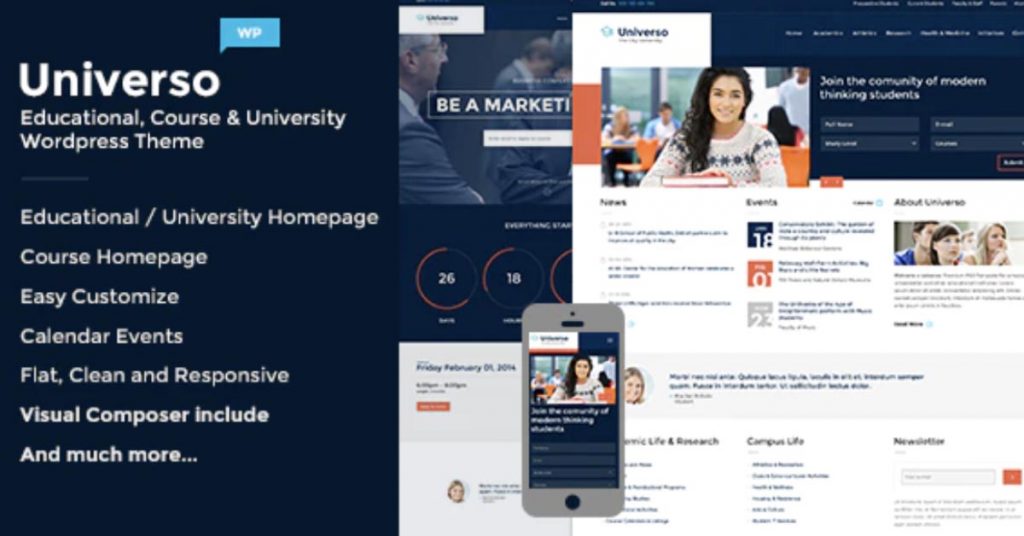 Univero Theme 1.4 Tema multi concepto para WordPress.