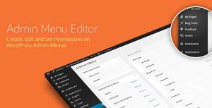 Admin Menu Editor Pro 2.33.3 Plugin de menú personalizado