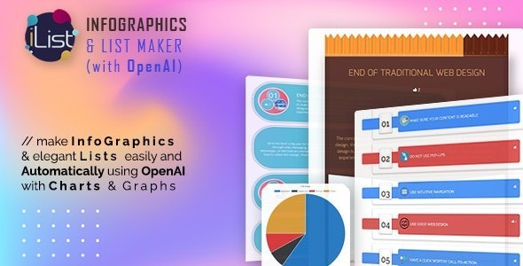 AI Infographic Maker – iList Pro with OpenAI ChatGPT